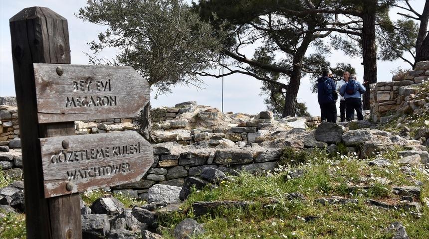 Doğanın kalbinde 2 bin 400 yıllık yürüyüş rotası Leleg Yolu ziyaretçilerini ağırlıyor