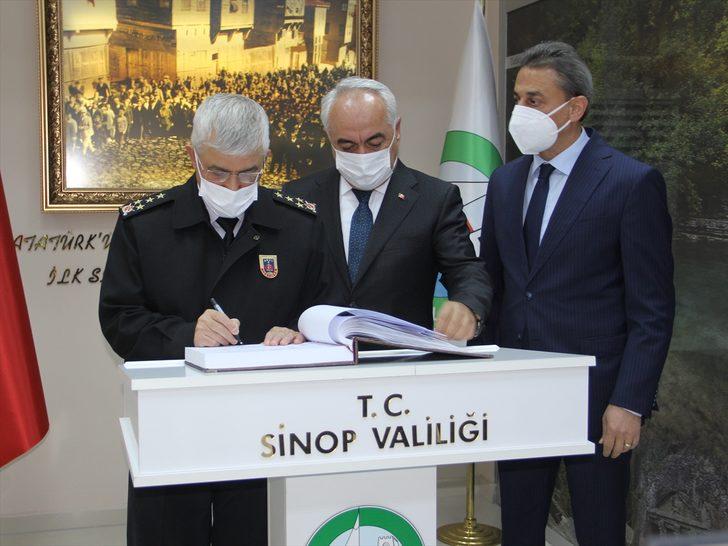 Bakan Yardımcısı Ersoy ile Jandarma Genel Komutanı Orgeneral Çetin, Sinop Valiliğini ziyaret etti G2