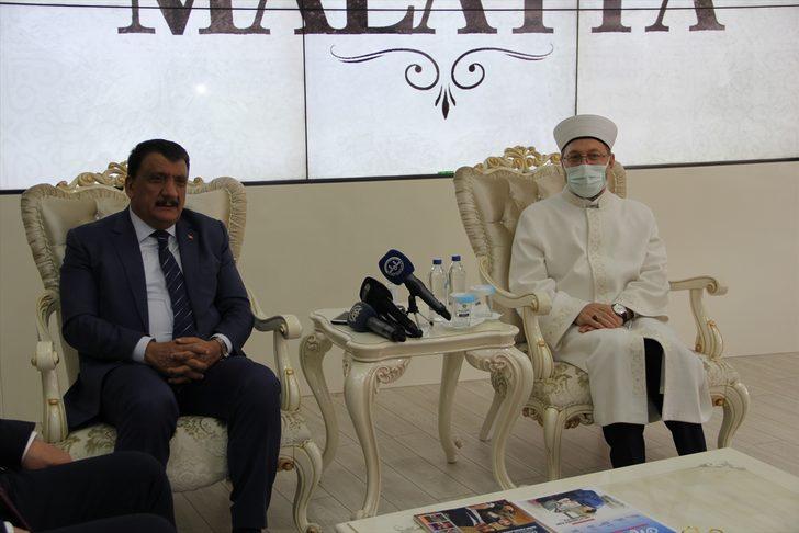 Diyanet İşleri Başkanı Erbaş, Malatya Büyükşehir Belediye Başkanı Gürkan'ı ziyaret etti: G1