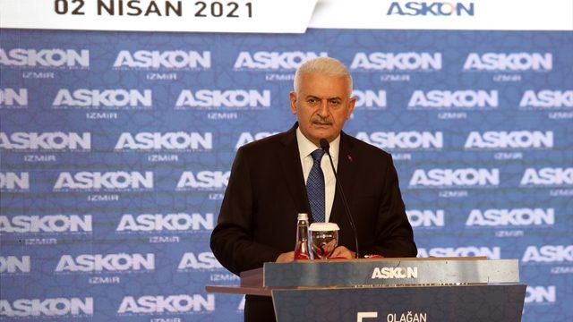 AK Parti Genel Başkanvekili Yıldırım, ASKON İzmir Şubesinin Olağan Genel Kurulu'nda konuştu: