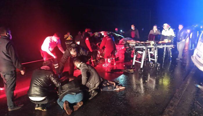 Gaziantep’te trafik kazası: 2 ölü, 2’si ağır 10 yaralı
