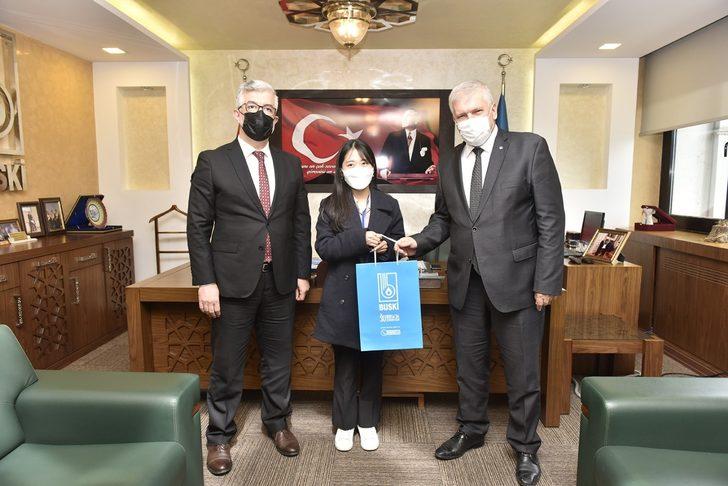 Koreli stajyerler BUSKİ’de G4