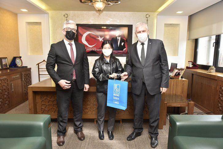 Koreli stajyerler BUSKİ’de G5