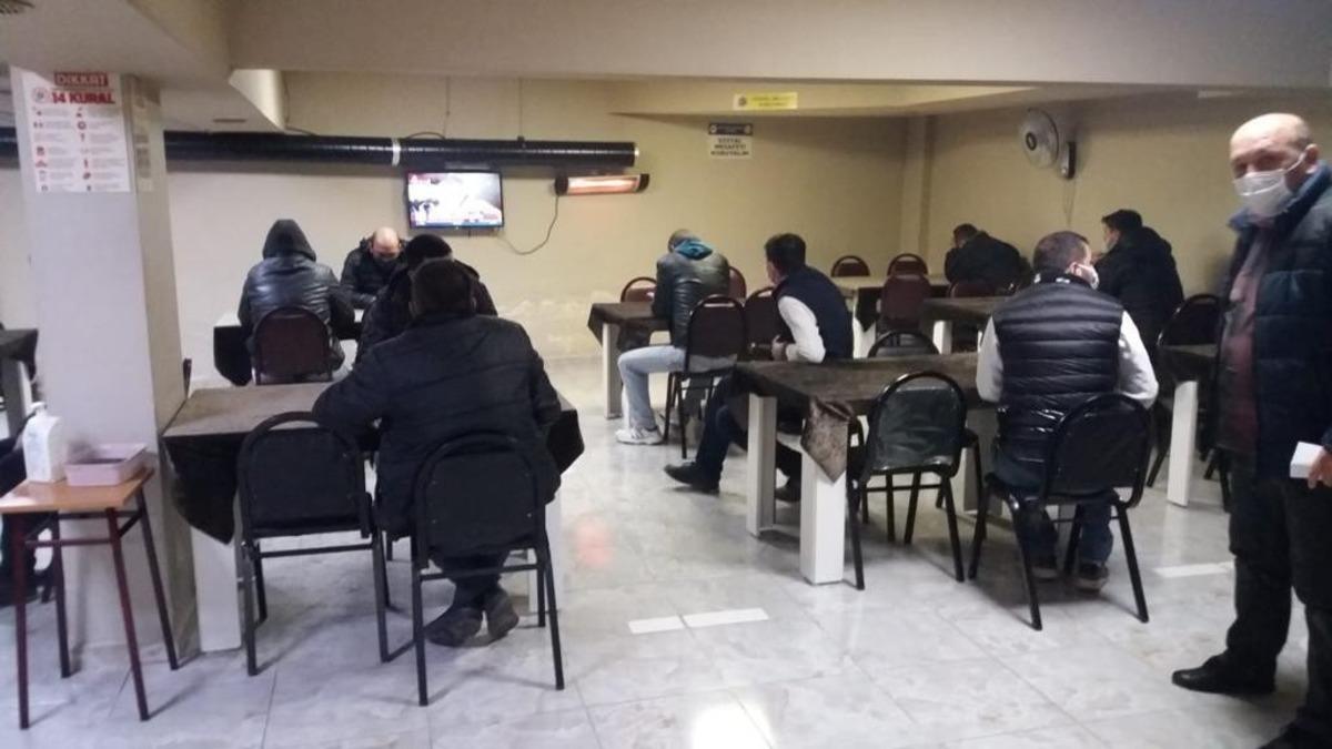 Dernek g&ouml;r&uuml;n&uuml;ml&uuml; kumarhanelere baskın