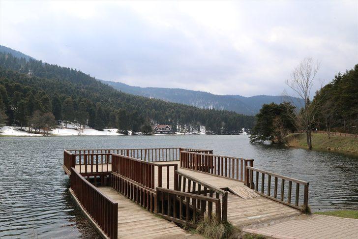 Gölcük Tabiat Parkı'nda kısıtlama nedeniyle sessizlik hakim G4