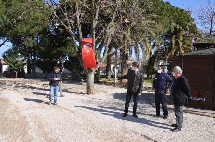 Gömeç Belediyesi bünyesindeki Park Kafe sezona hazırlanıyor G4