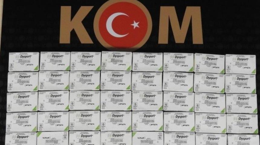 Muş’ta kaçak botoks serumu ele geçirildi