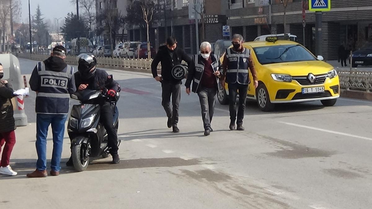 Ticareti taksi yolculuğu polis noktasında son buldu