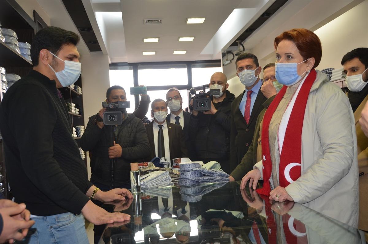 İYİ Parti Genel Başkanı Akşener, Hakkari'de esnafı ziyaret etti: