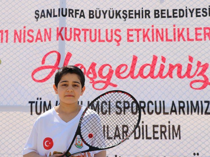 Urfa’nın kurtuluşuna özel ödüllü kort tenisi turnuvası G3