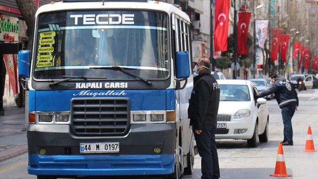 Malatyalılar kısıtlamalara uyuyor