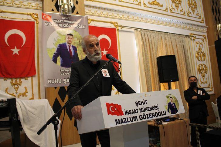 Teröristlerin şehit ettiği inşaat mühendisi için mevlit programı düzenlendi G3