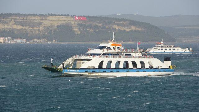 Bozcaada ve Gökçeada seferlerine fırtına engeli