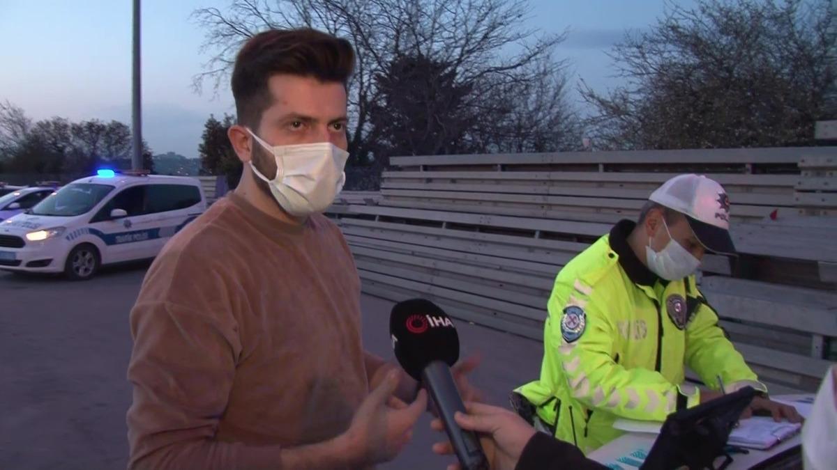 (&Ouml;zel) Kısıtlamada evrak almak i&ccedil;in Anadolu Yakası&rsquo;na ge&ccedil;en s&uuml;r&uuml;c&uuml;ye k&ouml;pr&uuml; ge&ccedil;işi pahalıya mal oldu