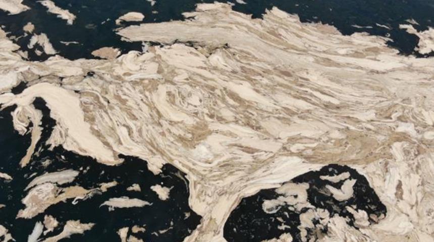 Deniz yüzeyinde korkutan görüntü! Beyaza büründü