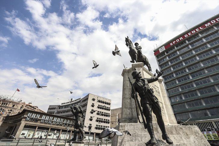 Ankara'da kısıtlama nedeniyle sokaklar boş kaldı G1