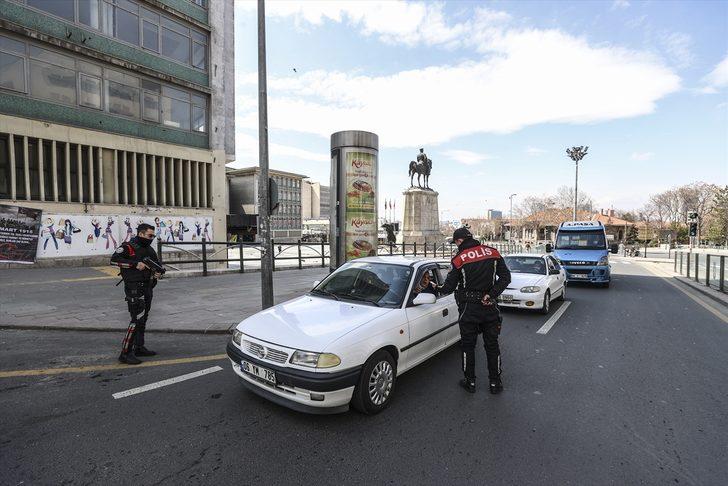 Ankara'da kısıtlama nedeniyle sokaklar boş kaldı G4