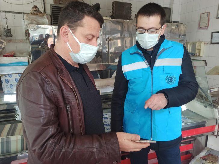 Şuhut’ta esnaflara korona denetimi G3