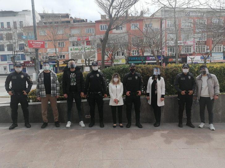 Aksaray’da emniyet ve sağlık personeline siperlik dağıtıldı G3