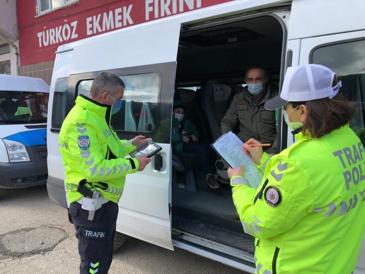 Yasağın son g&uuml;n&uuml;nde emniyetten denetim