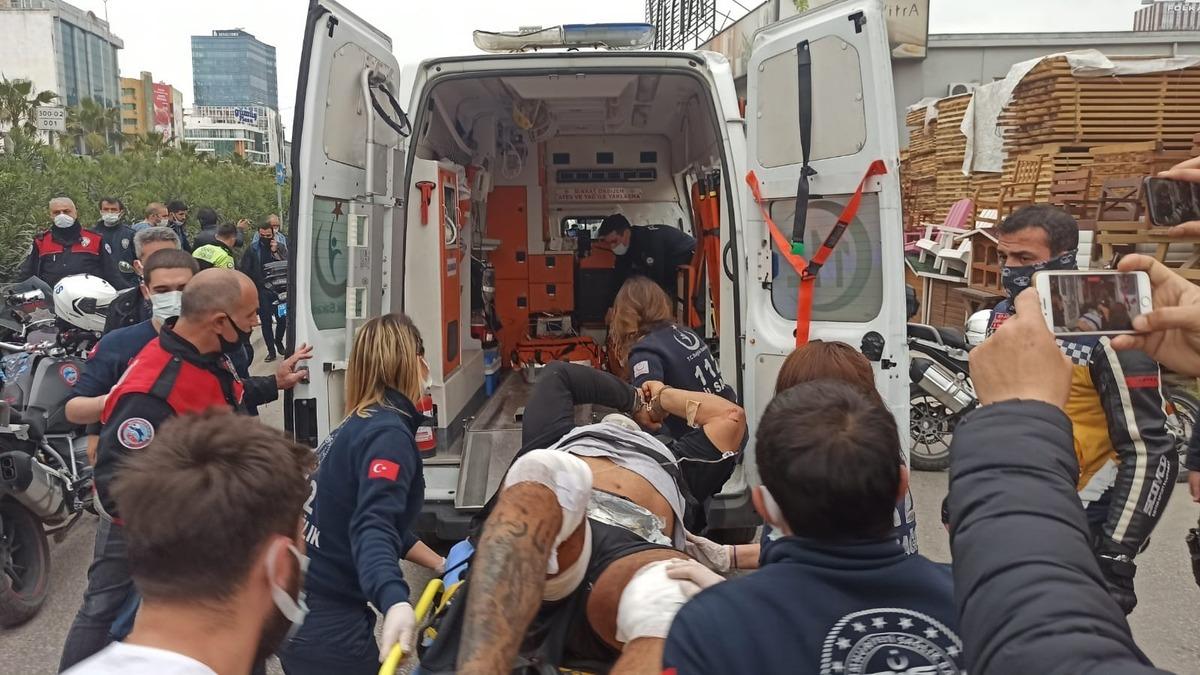 İzmir&rsquo;de aksiyon filmi gibi firar