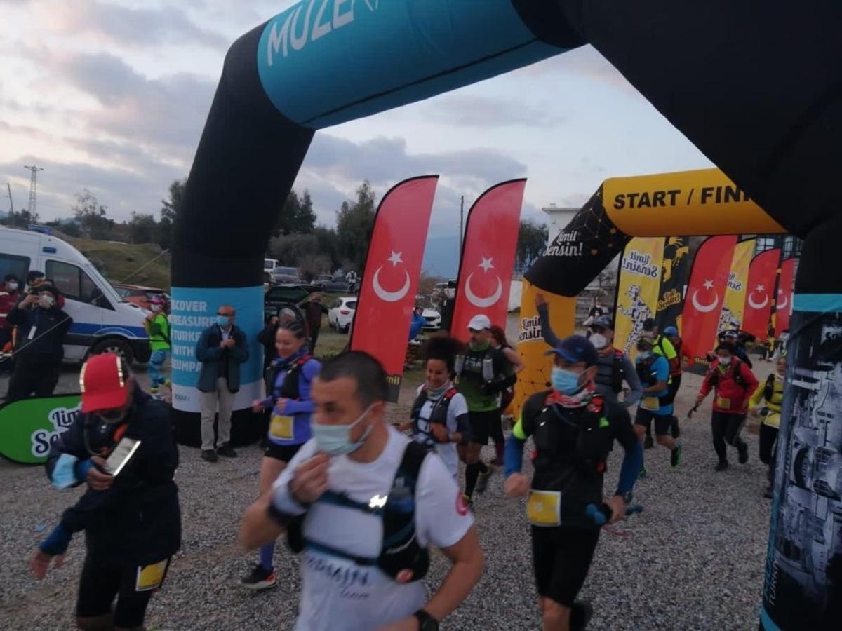 Heraklia Antik Kentinde Latmos Ultra Maraton Koşusu yapıldı