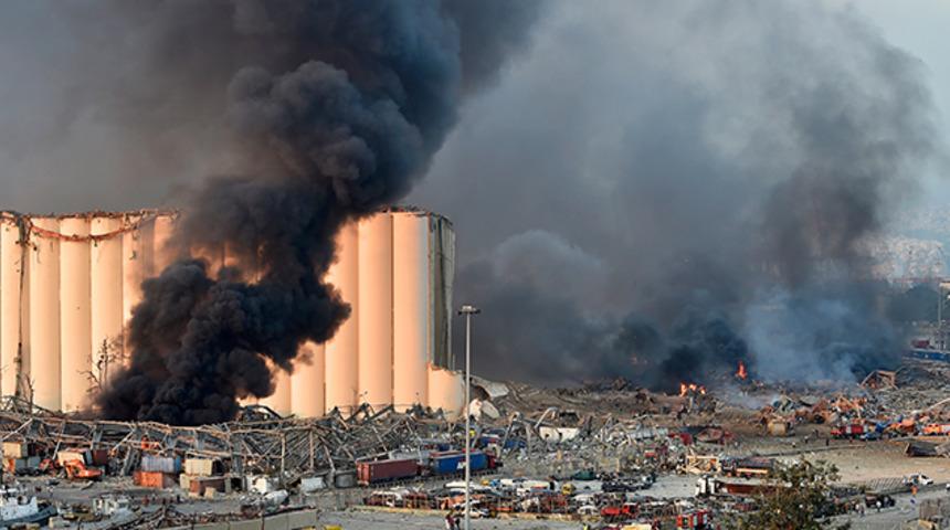 Beyrut Limanı'ndaki patlamayla ilgili soruşturmanın sonuçlanmaması protesto edildi