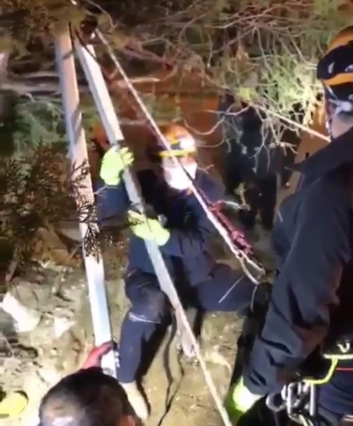 Kuyuya d&uuml;şen koyun AFAD ve itfaiye ekipleri tarafından kurtarıldı