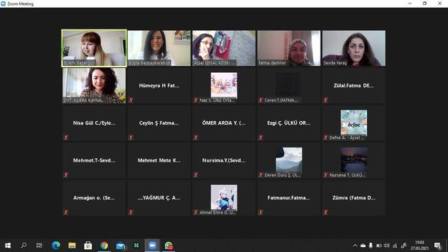 Öğretmen ve öğrenciler  diyetisyen ile buluştu