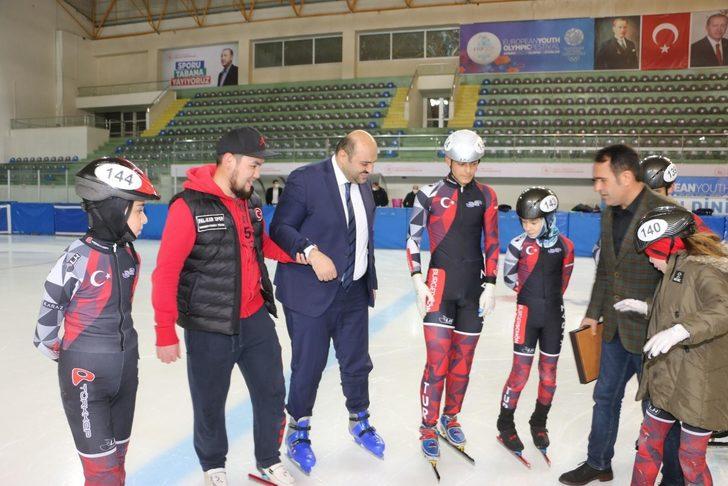 Short Track yarışçıları istedi, Başkan Orhan geri çevirmedi G2