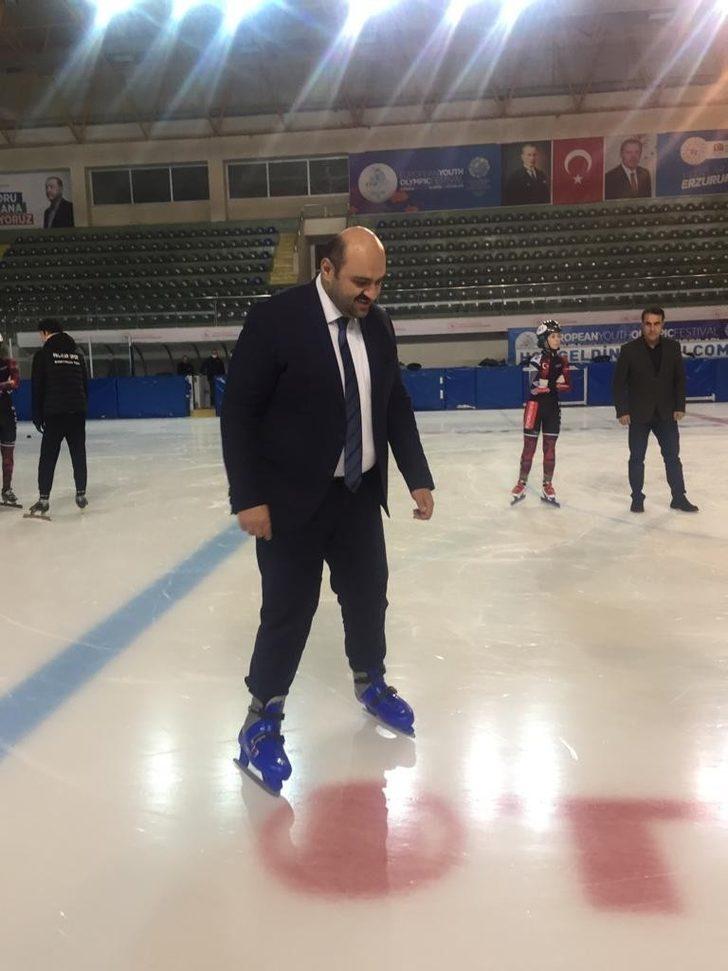 Short Track yarışçıları istedi, Başkan Orhan geri çevirmedi G4
