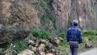 Tel örgülerin arkasında sıkışan kargayı gören köpek haber verdi, itfaiye kurtardı