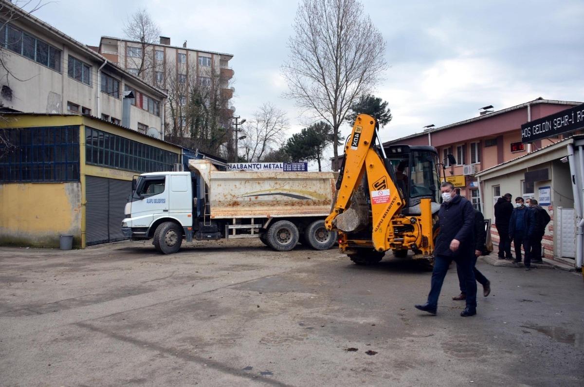 Sanayi Sitesine &ccedil;alışmalar başlandı