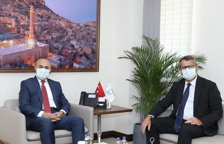 Azerbaycan Ankara Büyükelçisi Hazar İbrahim, Vali Demirtaş ile bir araya geldi G4