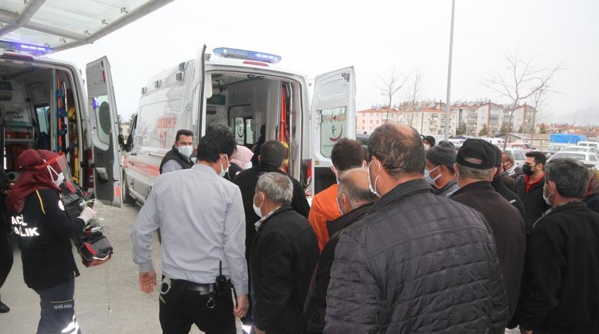 Sobadan sızan gazdan zehirlenen &ccedil;ift hastaneye kaldırıldı
