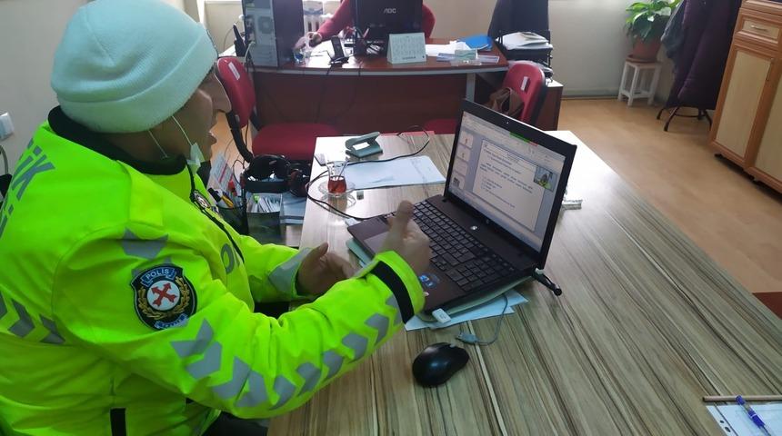 Bilecik&rsquo;te &ccedil;ocuklara online trafik eğitimi verildi