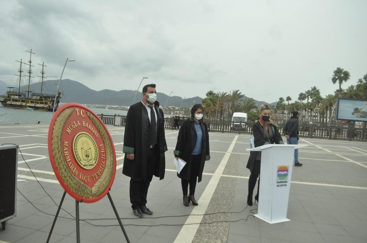 Marmarisli avukatlar g&uuml;nlerini kutladı