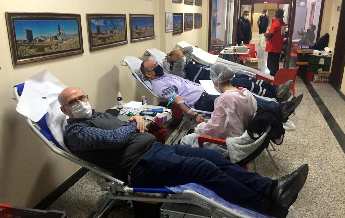 SANKO &ccedil;alışanları kan bağışı yaptı