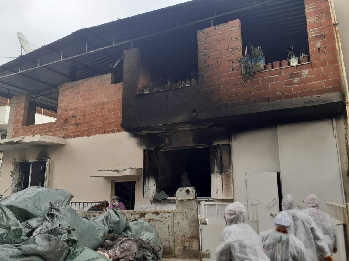 S&ouml;ke&rsquo;de ev yangını