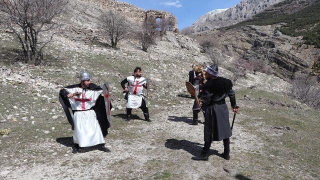 Miryokefalon Savaşı’nı konu alan sinema filmi için tanıtım çekimi yapıldı