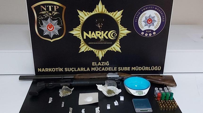 Elazığ&rsquo;da uyuşturucu tacirlerine operasyon: 4 tutuklama