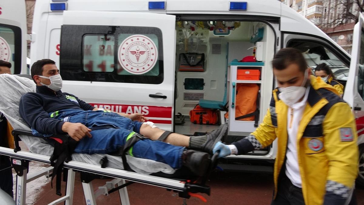 Metal fabrikasındaki iş kazası: 1 yaralı