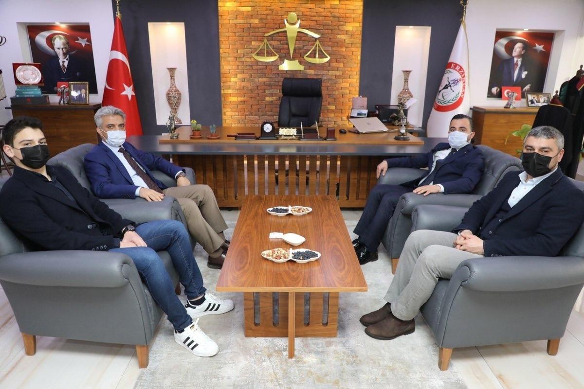 Erzincan protokol&uuml;nden Avukatlar G&uuml;n&uuml; ziyaretleri