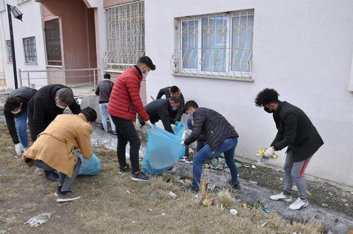 Diyadin’de çöp toplama etkinliği düzenlendi G3