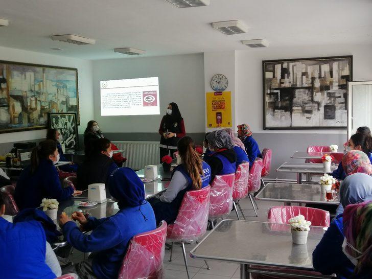 30 bayan KADES uygulaması hakkında bilgi verildi G1