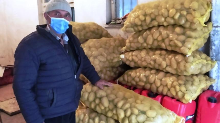 Hisarcık TKK&rsquo;dan &uuml;reticiye sertifikalı patates tohumu