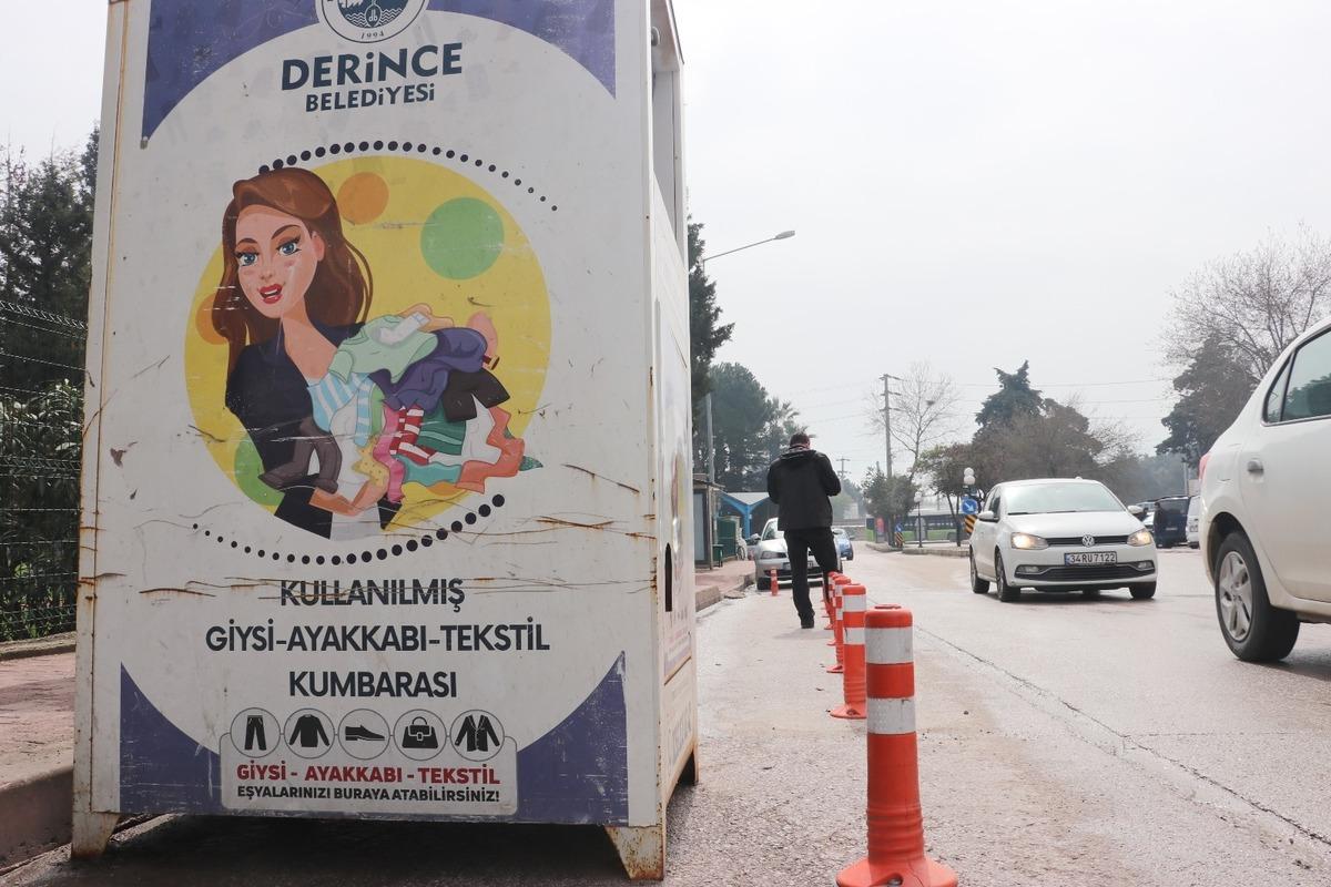 İhtiya&ccedil; sahipleri i&ccedil;in bırakılan kıyafetleri b&ouml;yle &ccedil;aldı