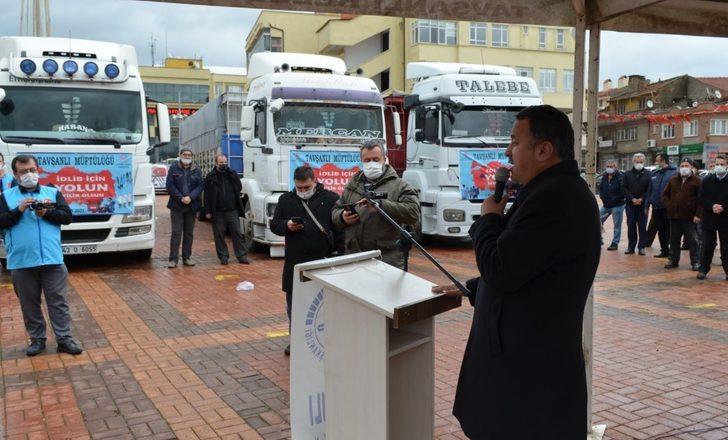 Tavşanlı’dan İdlip’e 3 tır un yardımı G4