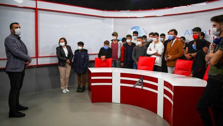 Yozgat sevgi evlerinde konaklayan öğrenciler İletişim Fakültesi’nde G4