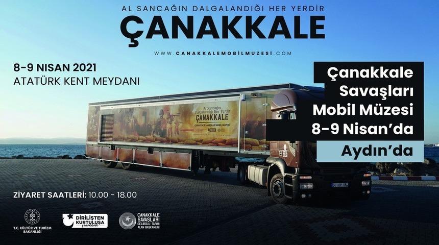 &Ccedil;anakkale Savaşları Mobil M&uuml;zesi Aydın&rsquo;a geliyor